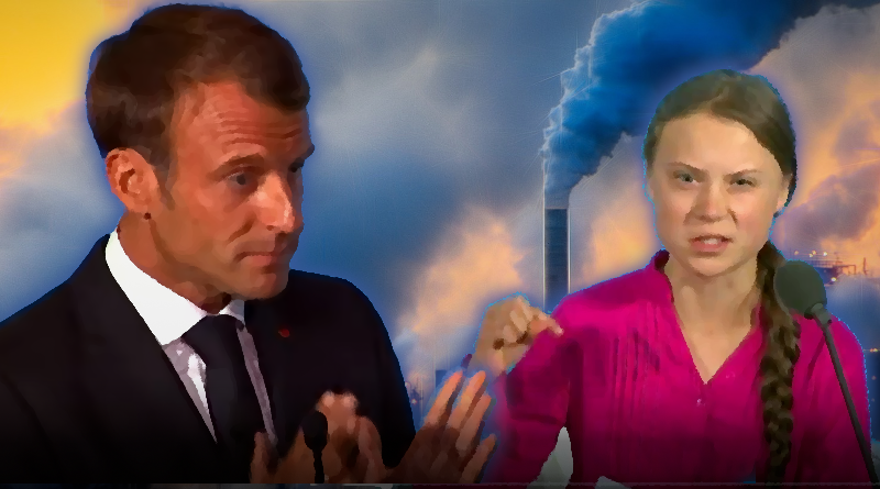 Clash Emmanuel Macron Greta Thunberg