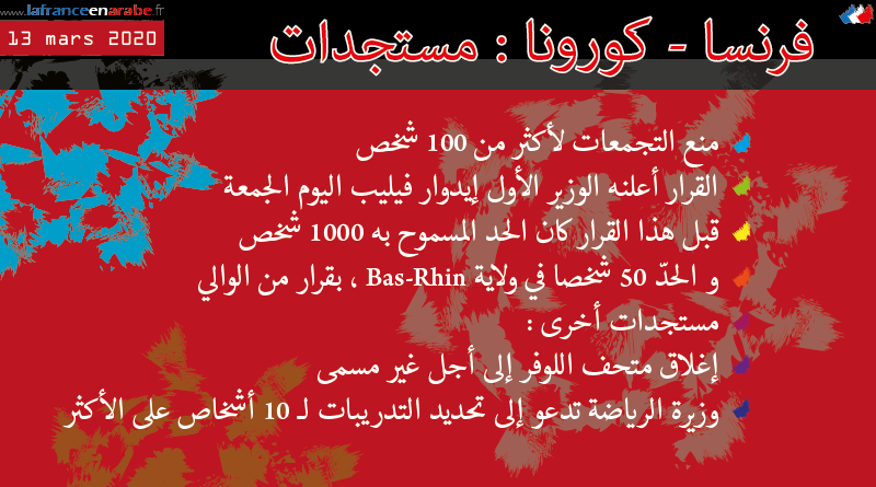 فرنسا - كورونا : مستجدات